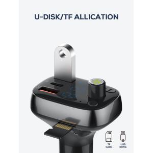 LDNIO FM Transmitter & φορτιστής C704Q, 2x USB/1x USB-C, 36W, Bluetooth, μαύρο | eLabstore.gr LDNIO FM Transmitter & φορτιστής C704Q, 2x USB/1x USB-C, 36W, Bluetooth, μαύρο | eLabstore.gr