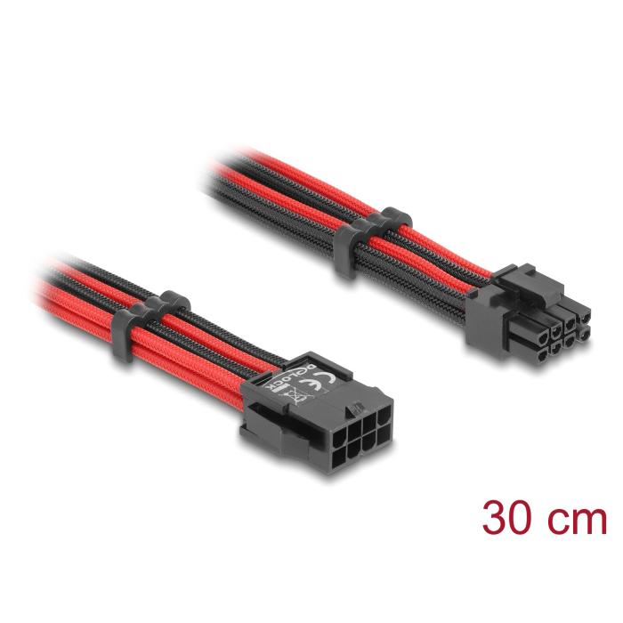 DELOCK καλώδιο 8 pin σε 6+2 pin PCIe 80975 με υφασμάτινη επένδυση, 30cm | eLabstore.gr DELOCK καλώδιο 8 pin σε 6+2 pin PCIe 80975 με υφασμάτινη επένδυση, 30cm | Καλώδια - Αντάπτορες | elabstore.gr
