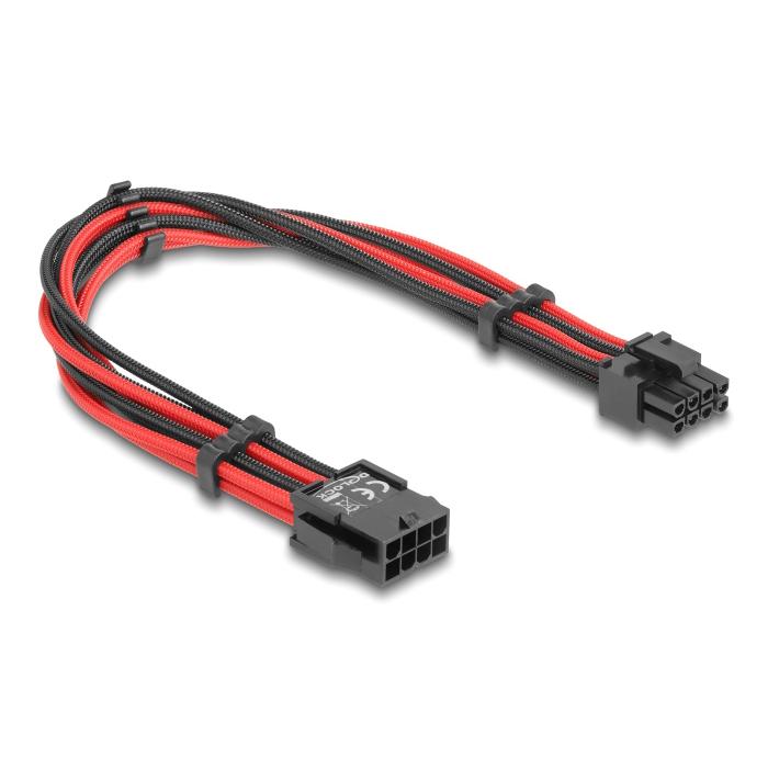 DELOCK καλώδιο 8 pin σε 6+2 pin PCIe 80975 με υφασμάτινη επένδυση, 30cm | eLabstore.gr DELOCK καλώδιο 8 pin σε 6+2 pin PCIe 80975 με υφασμάτινη επένδυση, 30cm | Καλώδια - Αντάπτορες | elabstore.gr