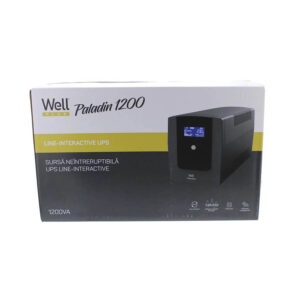UPS 1200VA Well LINE INTERACTIVE w/Display & AVR UPS-LINT-PALADIN1200-WL | Προστασία Ρεύματος UPS | elabstore.gr