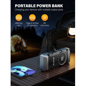 NEXPOW εκκινητής μπαταρίας & συμπιεστής αέρος NP2, 12V/3000A, 150PSI, 12000mAh | Gadgets - Αξεσουάρ | elabstore.gr