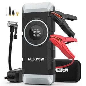 NEXPOW εκκινητής μπαταρίας & συμπιεστής αέρος NP2, 12V/3000A, 150PSI, 12000mAh | Gadgets - Αξεσουάρ | elabstore.gr