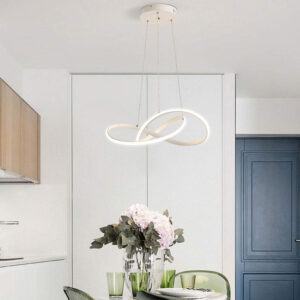 POWERTECH LED φωτιστικό οροφής HLL-0164, 50W, 4000K, Φ60cm, 1m, λευκό | Φωτισμός | elabstore.gr