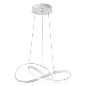 POWERTECH LED φωτιστικό οροφής HLL-0164, 50W, 4000K, Φ60cm, 1m, λευκό | Φωτισμός | elabstore.gr