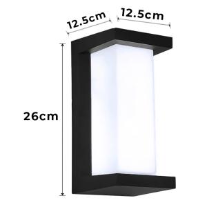 POWERTECH LED φωτιστικό τοίχου HLL-0166, 12W, 4000K, 960lm, IP65, μεταλλικό, μαύρο | eLabstore.gr POWERTECH LED φωτιστικό τοίχου HLL-0166, 12W, 4000K, 960lm, IP65, μεταλλικό, μαύρο | Φωτισμός | elabstore.gr