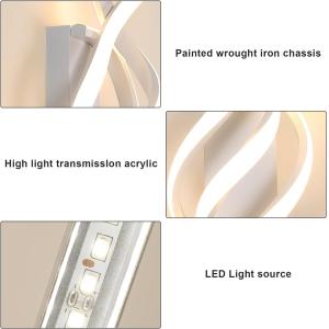POWERTECH LED φωτιστικό τοίχου HLL-0168, 12W, 4000K, 960lm, λευκό | Φωτισμός | elabstore.gr