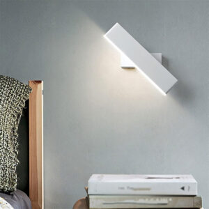 POWERTECH LED φωτιστικό τοίχου HLL-0171, 15W, 4000K, 1200lm, μεταλλικό, λευκό | Φωτισμός | elabstore.gr