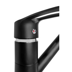 BRUNO μπαταρία πάγκου κουζίνας M54954-355H, τρίοδη, αναμεικτική, μαύρη | Οικιακός εξοπλισμός | elabstore.gr