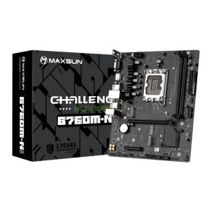 MAXSUN μητρική Challenger B760M-N D5, 2x DDR5, s1700, USB 3.2, 1G LAN, M-ATX | eLabstore.gr MAXSUN μητρική Challenger B760M-N D5, 2x DDR5, s1700, USB 3.2, 1G LAN, M-ATX | PC & Αναβάθμιση | elabstore.gr