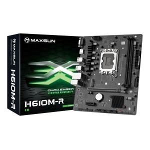 MAXSUN μητρική Challenger H610M-R V2, 2x DDR4, s1700, USB 3.2, 1G LAN, M-ATX | eLabstore.gr MAXSUN μητρική Challenger H610M-R V2, 2x DDR4, s1700, USB 3.2, 1G LAN, M-ATX | PC & Αναβάθμιση | elabstore.gr