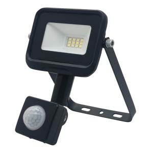 POWERTECH LED προβολέας PT-1260, με αισθητήρα κίνησης, 10W, 4000K, IP65 | Φωτισμός | elabstore.gr