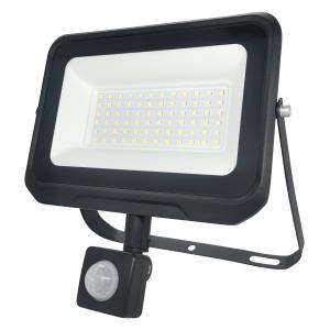 POWERTECH LED προβολέας PT-1263, με αισθητήρα κίνησης, 50W, 4000K, IP65 | Φωτισμός | elabstore.gr