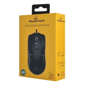 POWERTECH ενσύρματο ποντίκι PT-1289, οπτικό, έως 1600DPI, μαύρο | eLabstore.gr POWERTECH ενσύρματο ποντίκι PT-1289, οπτικό, έως 1600DPI, μαύρο | Συνοδευτικά PC | elabstore.gr