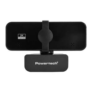 POWERTECH web camera PT-1291, 5MP, 2K Quad HD, αυτόματη εστίαση, 1.5m, μαύρη | Συνοδευτικά PC | elabstore.gr