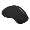 POWERTECH mouse pad PT-1293 με στήριγμα καρπού, 23x19x1.8cm, μαύρο | Συνοδευτικά PC | elabstore.gr