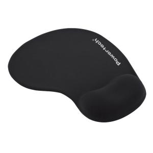 POWERTECH mouse pad PT-1293 με στήριγμα καρπού, 23x19x1.8cm, μαύρο | Συνοδευτικά PC | elabstore.gr