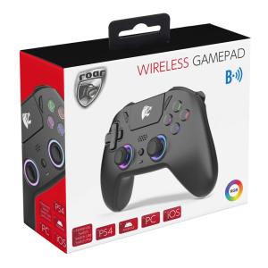 ROAR ασύρματο gamepad RR-0023, Switch/PS4/PC/iOS/Android, Bluetooth, μαύρο | eLabstore.gr ROAR ασύρματο gamepad RR-0023, Switch/PS4/PC/iOS/Android, Bluetooth, μαύρο | Συνοδευτικά PC | elabstore.gr