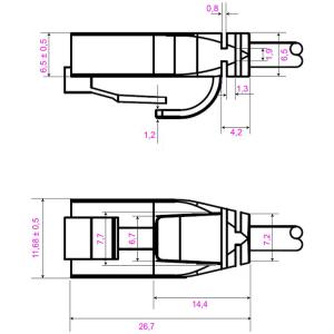 GOOBAY καλώδιο δικτύου 71548, CAT 6 U/UTP, slim, copper, 250MHz, 0.25m, μαύρο | Καλώδια - Αντάπτορες | elabstore.gr