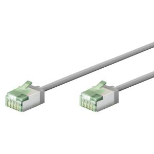GOOBAY καλώδιο δικτύου 74344, CAT 8.1 U/FTP, slim, copper, 40Gbps, 0.25m, γκρι | Καλώδια - Αντάπτορες | elabstore.gr
