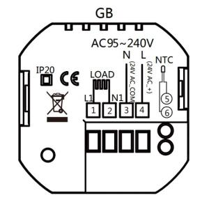 Smart θερμοστάτης χώρου BHT-15GBLW, πετρελαίου, WiFi, λευκός | Εργαλεία | elabstore.gr