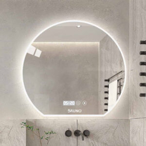 BRUNO καθρέφτης μπάνιου LED BRN-0202, ημικυκλικός, 24W, 73x80cm, IP67 | Οικιακός εξοπλισμός | elabstore.gr