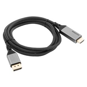 POWERTECH καλώδιο DisplayPort σε HDMI CAB-DP069, 4K/30Hz, 1.5m, μαύρο | Καλώδια - Αντάπτορες | elabstore.gr