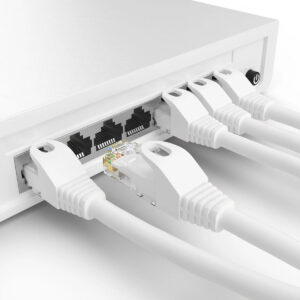 POWERTECH καλώδιο δικτύου CAB-N377, Cat 6 U/UTP, CCA, 250Hz, 0.25m, λευκό | Καλώδια - Αντάπτορες | elabstore.gr