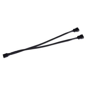 POWERTECH καλώδιο 4-pin pwm σε 2x 4-pin pwm CAB-W048, 0.15m, μαύρο | Καλώδια - Αντάπτορες | elabstore.gr