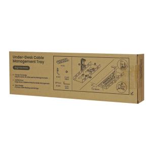BRATECK cable management γραφείου CC11-10-1, μεταλλικό, 40x12.9x19cm, μαύρο | Αναλώσιμα - Είδη Γραφείου | elabstore.gr