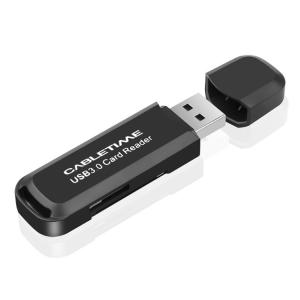 CABLETIME card reader CT-AMCD2-PB για SD & micro SD, USB 3.0, 5Gbps, μαύρο | Συνοδευτικά PC | elabstore.gr