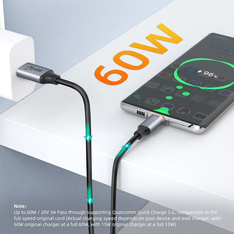 CABLETIME καλώδιο USB-C σε USB CT-AMCMG2, 60W, 10Gbps, 1m, μαύρο | eLabstore.gr CABLETIME καλώδιο USB-C σε USB CT-AMCMG2, 60W, 10Gbps, 1m, μαύρο | Καλώδια - Αντάπτορες | elabstore.gr
