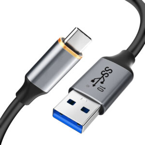 CABLETIME καλώδιο USB-C σε USB CT-AMCMG2, 60W, 10Gbps, 1m, μαύρο | Καλώδια - Αντάπτορες | elabstore.gr