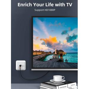 CABLETIME καλώδιο κεραίας CT-AV101-10, γωνιακό 90°, 75 Ohm, 1m, μαύρο | Καλώδια - Αντάπτορες | elabstore.gr