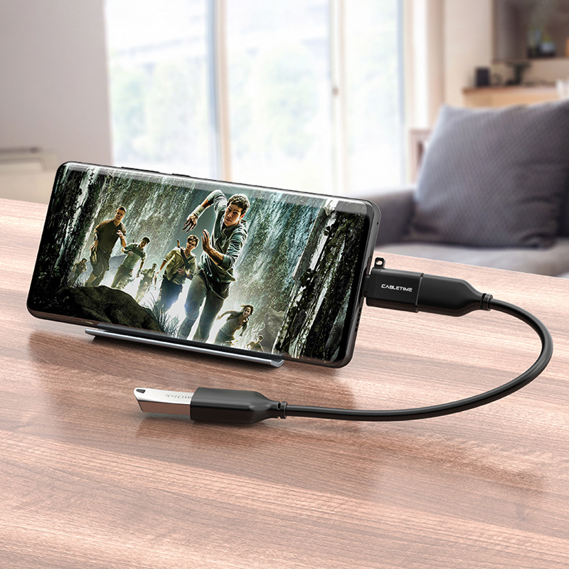 CABLETIME αντάπτορας USB-C σε USB CT-CMAF, 5Gbps, 10.5W, μαύρος | eLabstore.gr CABLETIME αντάπτορας USB-C σε USB CT-CMAF, 5Gbps, 10.5W, μαύρος | Καλώδια - Αντάπτορες | elabstore.gr