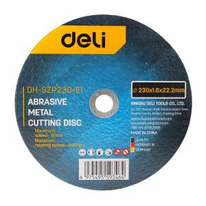 DELI δίσκος κοπής μετάλλου DH-SZP230-E1, 230mm, 6600rpm | Εργαλεία | elabstore.gr