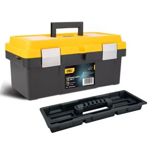 DELI εργαλειοθήκη DL-TC270, πλαστική, 40x21x19cm, μαύρη | Εργαλεία | elabstore.gr