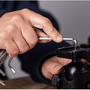 DELI σετ κλειδιά Allen DL3080 σε σχήμα L, με κρίκο κλειδιών, 8τμχ | Εργαλεία | elabstore.gr