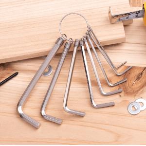 DELI σετ κλειδιά Allen DL3080 σε σχήμα L, με κρίκο κλειδιών, 8τμχ | Εργαλεία | elabstore.gr