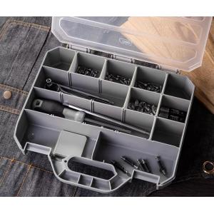 DELI ταμπακιέρα DL432003, 17 θέσεων, 31.5x28x6cm, πλαστική, γκρι | Εργαλεία | elabstore.gr