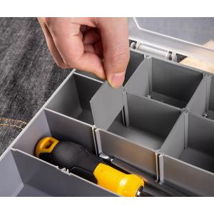 DELI ταμπακιέρα DL432003, 17 θέσεων, 31.5x28x6cm, πλαστική, γκρι | Εργαλεία | elabstore.gr