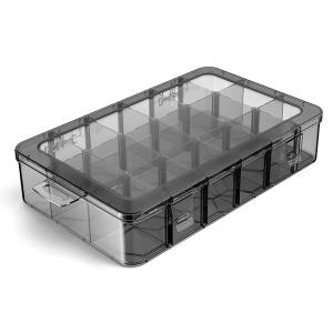 DELI ταμπακιέρα DL432306, 18 θέσεων, 27.5x19x4.4cm, πλαστική, μαύρη | Εργαλεία | elabstore.gr