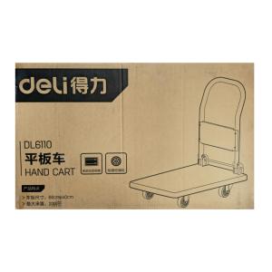 DELI καρότσι μεταφοράς φορτίων DL6110, πτυσσόμενο, έως 200kg, μαύρο | Αναλώσιμα - Είδη Γραφείου | elabstore.gr