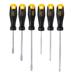 DELI σετ κατσαβίδια DL620006, 3x ίσια & 3x σταυρωτά, μαγνητικά, 6τμχ | Εργαλεία | elabstore.gr