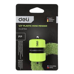 DELI σύνδεσμος ένωσης λάστιχων DL8794, 1/2", πράσινος | Οικιακός εξοπλισμός | elabstore.gr