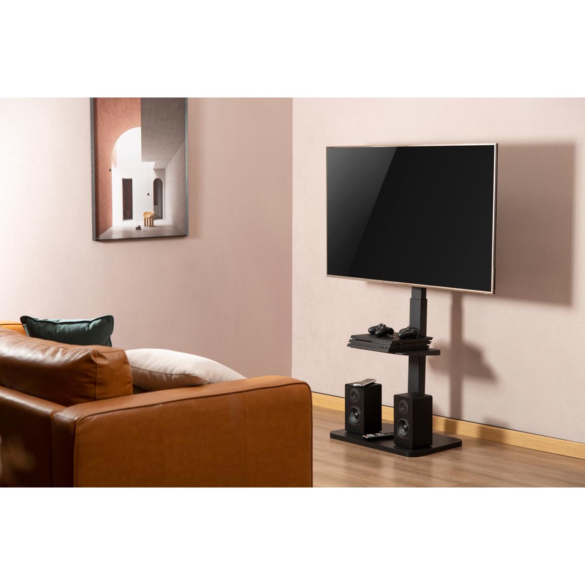 BRATECK βάση δαπέδου FS32-46 για τηλεόραση 37-75" έως 40kg, με ράφι | eLabstore.gr BRATECK βάση δαπέδου FS32-46 για τηλεόραση 37-75" έως 40kg, με ράφι | Εικόνα & Ήχος | elabstore.gr