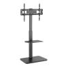 BRATECK βάση δαπέδου FS32-46 για τηλεόραση 37-75" έως 40kg, με ράφι | Εικόνα & Ήχος | elabstore.gr