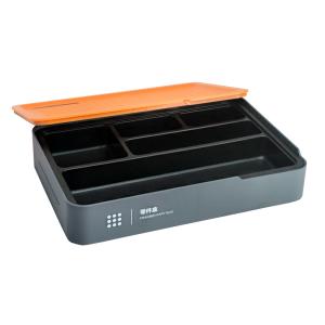 DELI εργαλειοθήκη H1001-B, 5 θέσεων, πλαστική, 30x20.5x5.5cm, γκρι | Εργαλεία | elabstore.gr