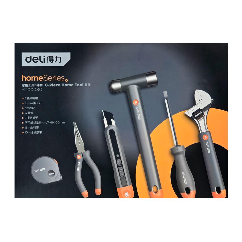 DELI σετ εργαλείων HT0008C, 8τμχ | eLabstore.gr DELI σετ εργαλείων HT0008C, 8τμχ - Image 6