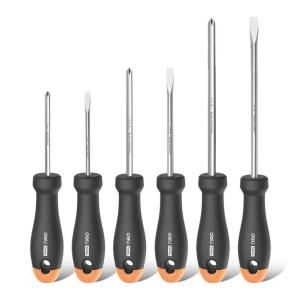 DELI σετ κατσαβίδια HT1006C, 3x ίσια & 3x σταυρωτά, μαγνητικά, 6τμχ | Εργαλεία | elabstore.gr