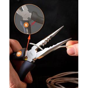 DELI μυτοτσίμπιδο HT2106C με αντιολισθητικές λαβές, 170mm | Εργαλεία | elabstore.gr
